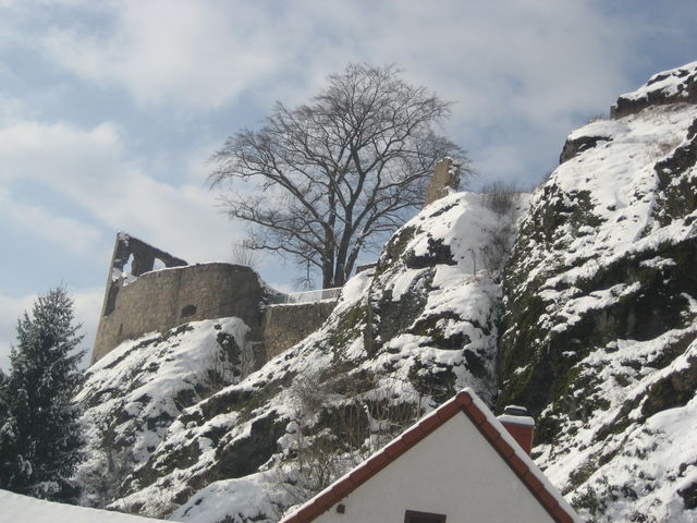 Blick zur Burg