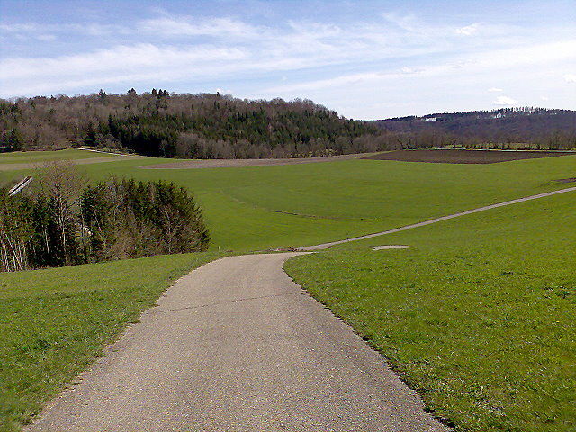 Variante 2 Blick zum Galgenberg.
