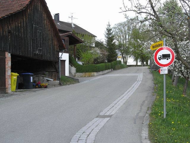 Lindental 02. Erste Rampe am Ortsausgang von Lindental.