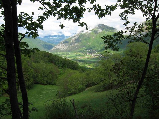 Col de Parquetout Nordanstieg, Blick nach West auf Valbonnais