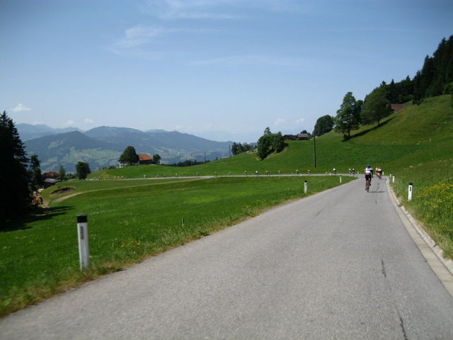 Abfahrt vom Sulzberg
