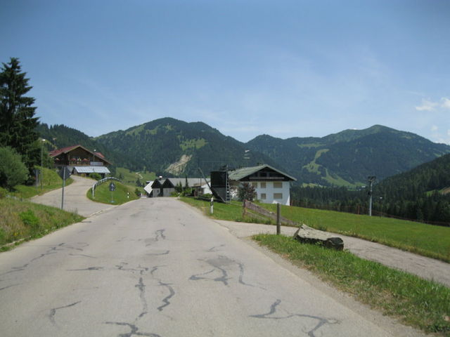 Anfahrt zum Riedbergpass