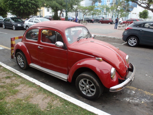 In Peru gibt es noch eine Menge VW Käfer, die auch noch gefahren werden.