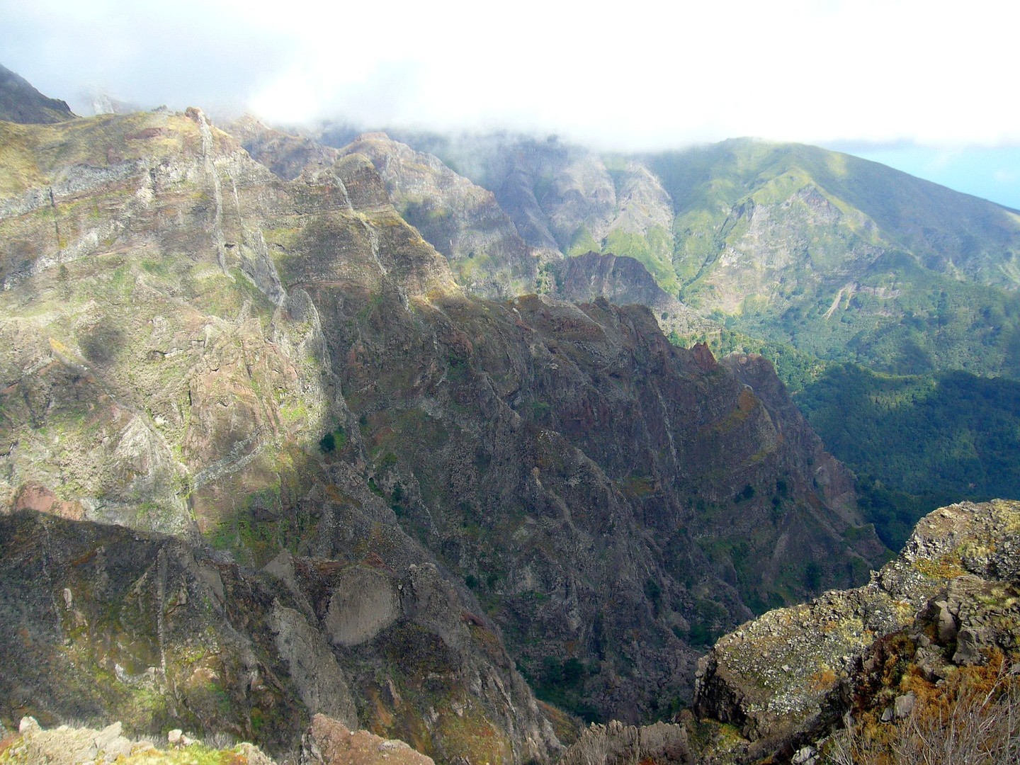 Schroffe Bergwelt Madeiras