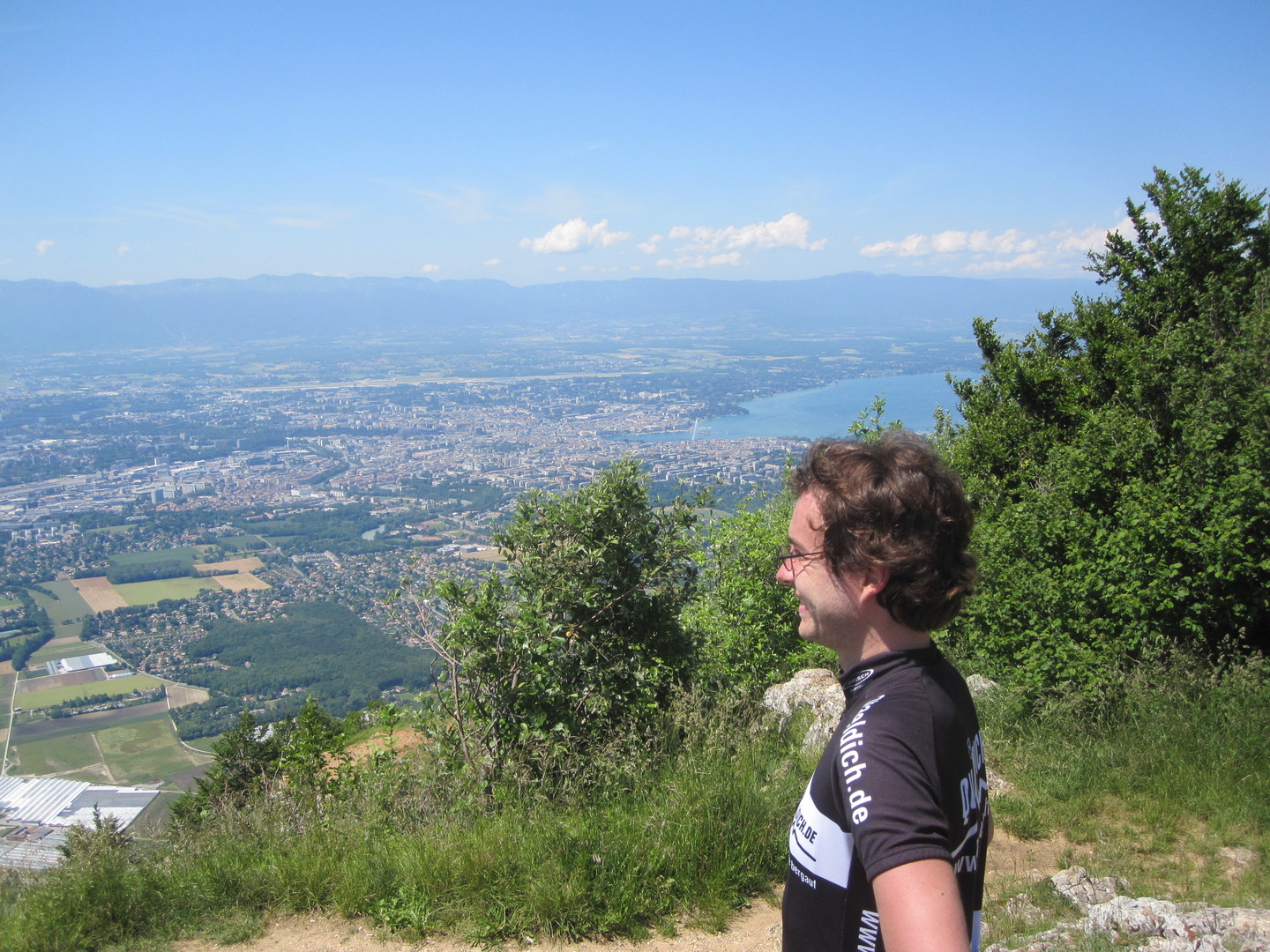 Blick über den Genfer See.