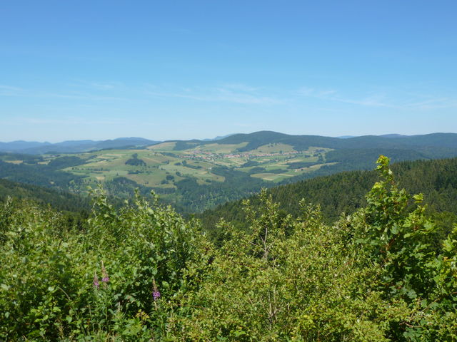 Ausblick vom Hornbergbecken in Richtung Gersbach
