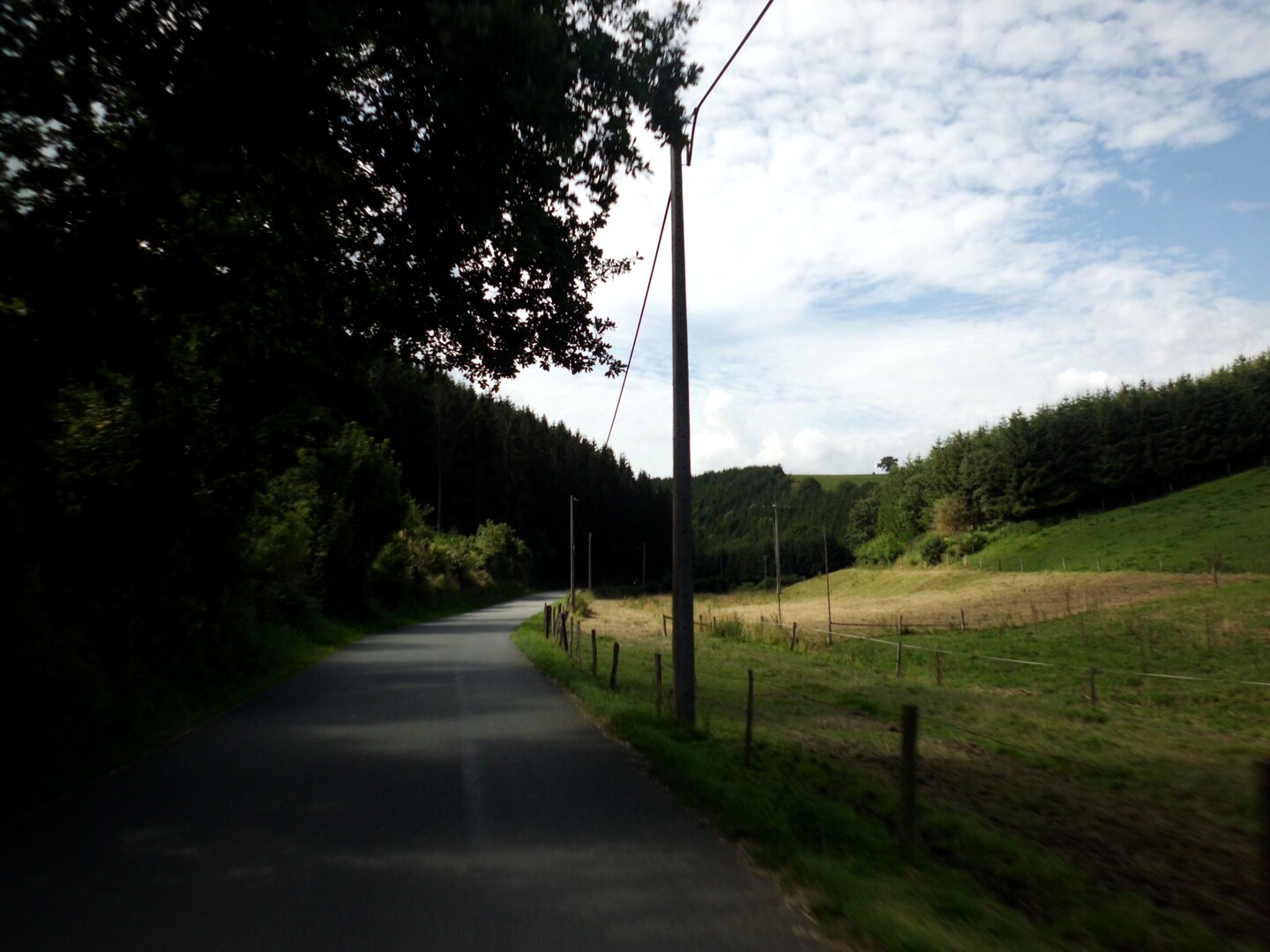 Abfahrt zwischen Bracht und Burg-Reuland