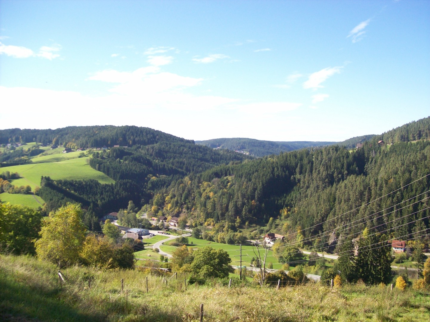 Westauffahrt aus dem Bernecktal (Altenburg): Schöne Ausblicke