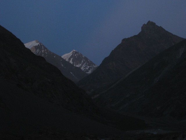 Abenddämmerung im Himalaya...