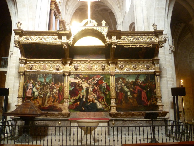 Ein Tryptichon in der Kathedrale von Santo Domingo de la Calzada. 
