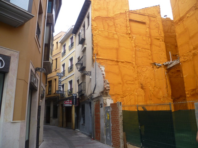 In der Altstadt von León. 