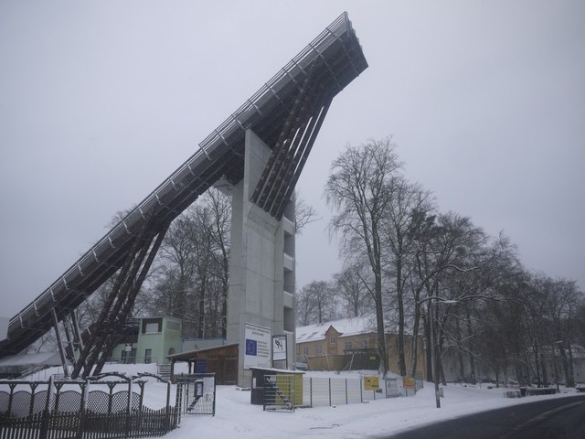 Die nördlichste Skisprungschanze Deutschlands.