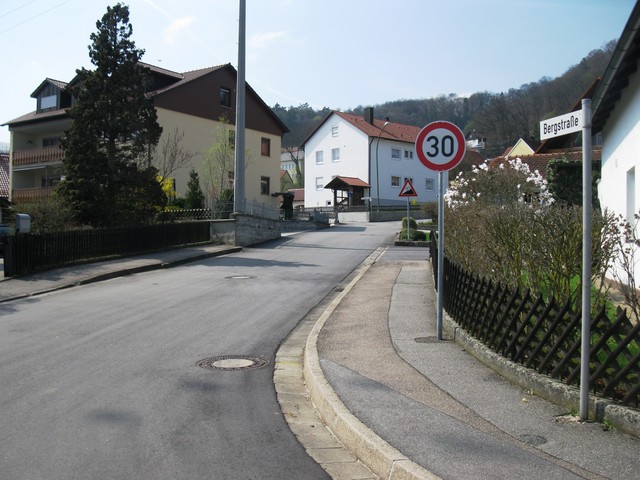 Startpunkt der Münchshofener Auffahrt