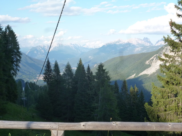 Blick vom Passo Cibiana gen Westen - Friauler Dolomiten, Ziel morgen