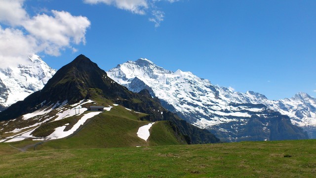 Aussicht vom Männlichen: Jungfrau