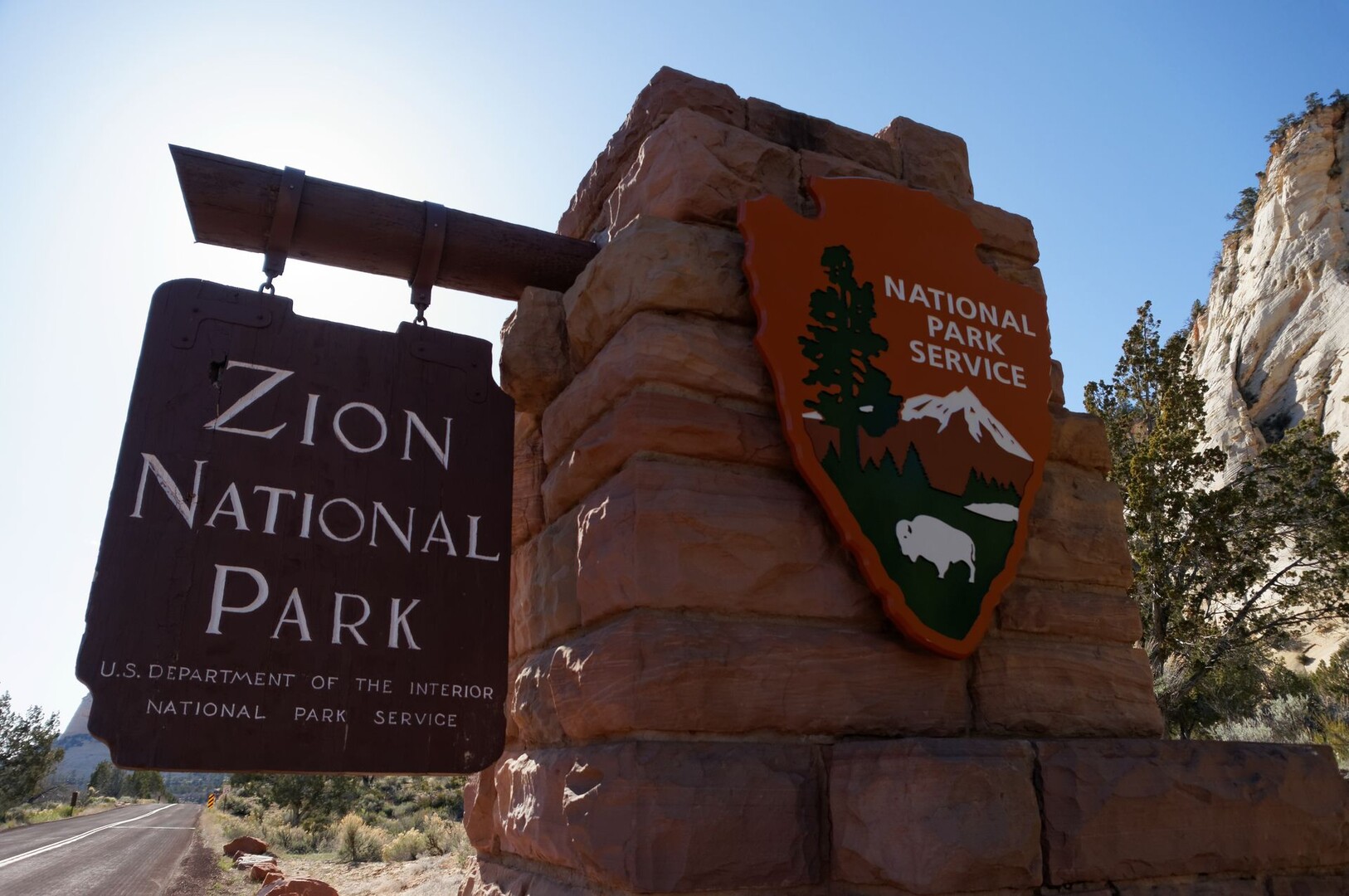 Grenze des Nationalparks