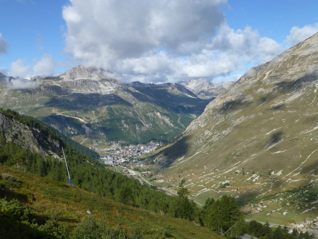 Auf dem Weg zum Col de l'Iséran zurück nach Val d'Isere