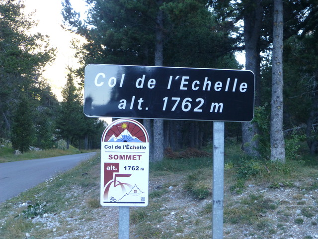 Bei 0 Grad auf den Col de l'Echelle