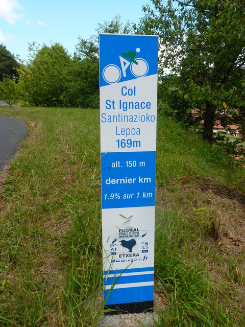 Nordauffahrt Col-St-Ignace-1km.