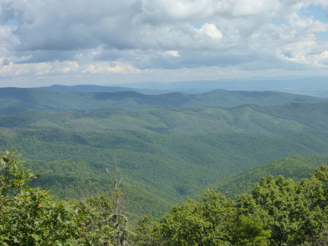 Blick auf Shenandoah Mountain