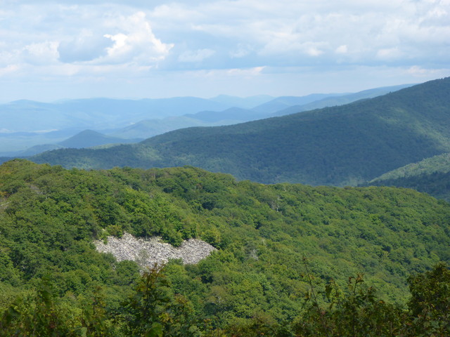 Blick auf Shenandoah Mountain