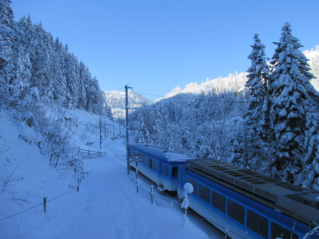 Zugkomposition auf der Strecke Arth-Goldau - Rigi Kulm