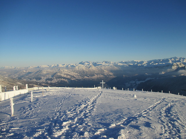 Der Gipfel des Alpenvorpostens Rigi, 1793m