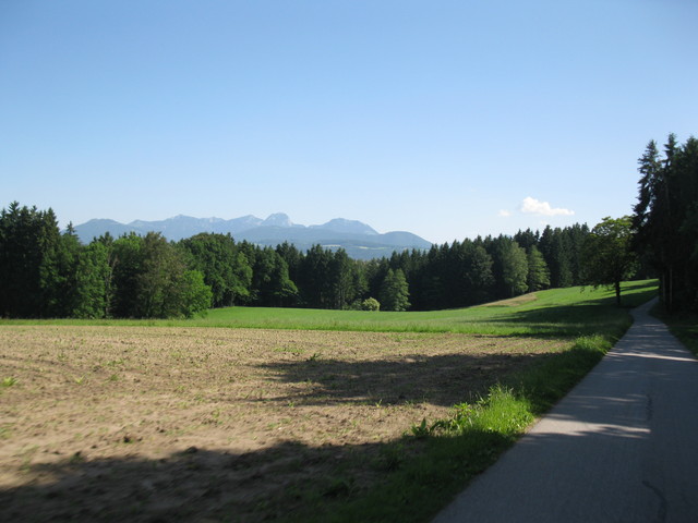 Schönes Panorama in Richtung Wendelstein