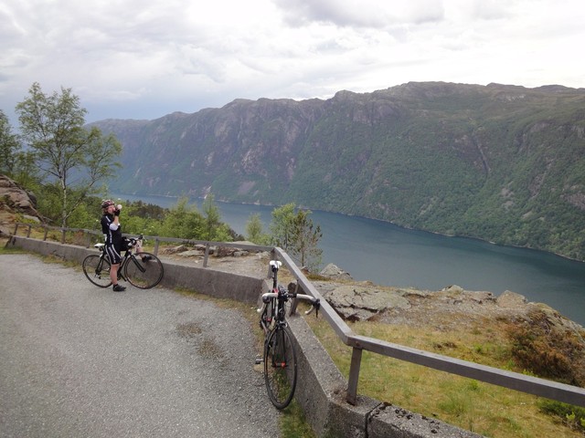 Aussicht auf den Frafjord kurz vorm Ende der Nordauffahrt.