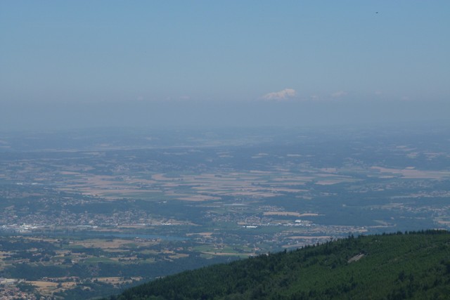 Panorama mit Mont Blanc.