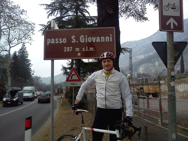 Danny am Passo San Giovanni (287m)