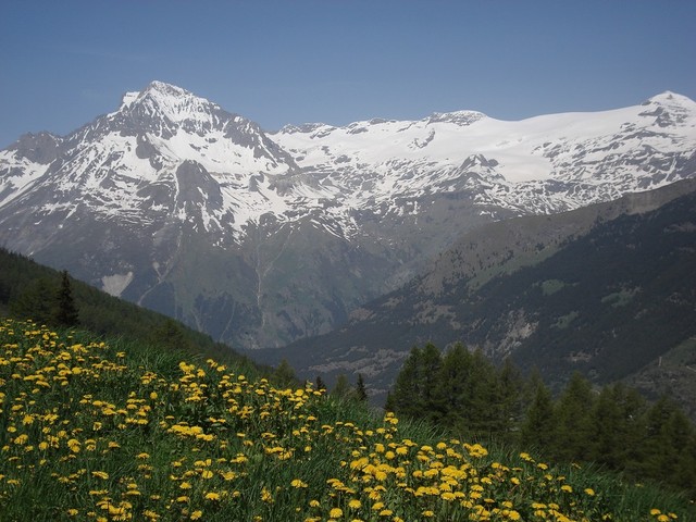 Blick Richtung Parc National de la Vanoise.