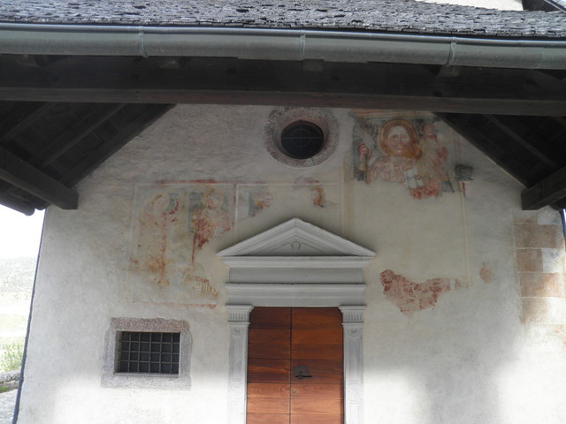 Fresken auf der Fassade von San Tammaso