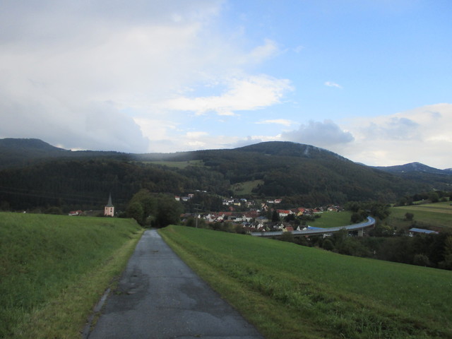 Blick zurück nach Oberbach