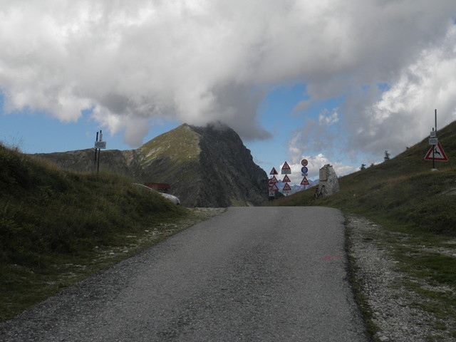 die Passhöhe von der Valle Grana Seite