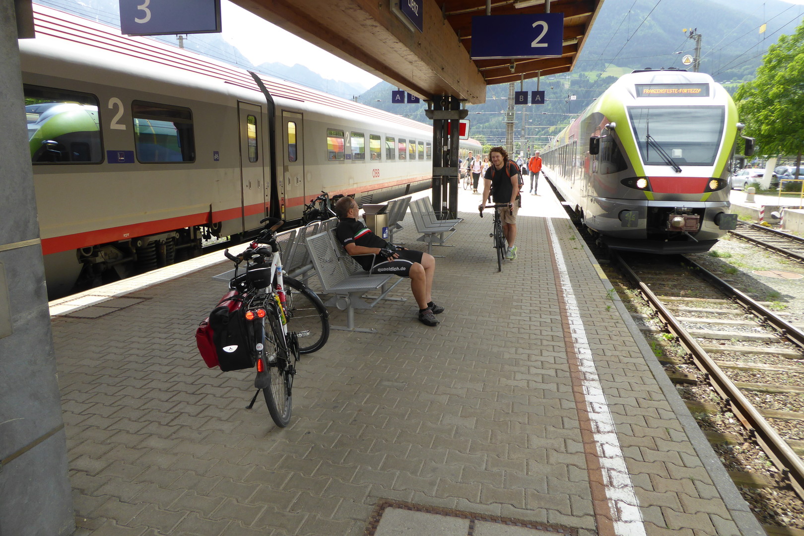 Trio komplett für die Dolomitenradrundfahrt