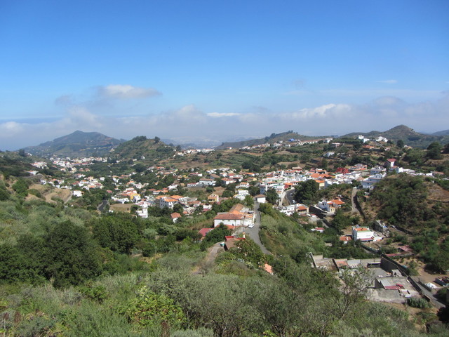 Von Las Palmas: Blick auf Valleseco.