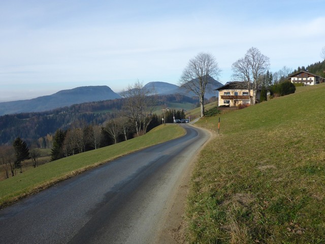 Gasthof Alpenrose vor dem Schwarzer Berg