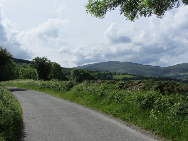 Von Westen: Blick zum Mount Leinster.
