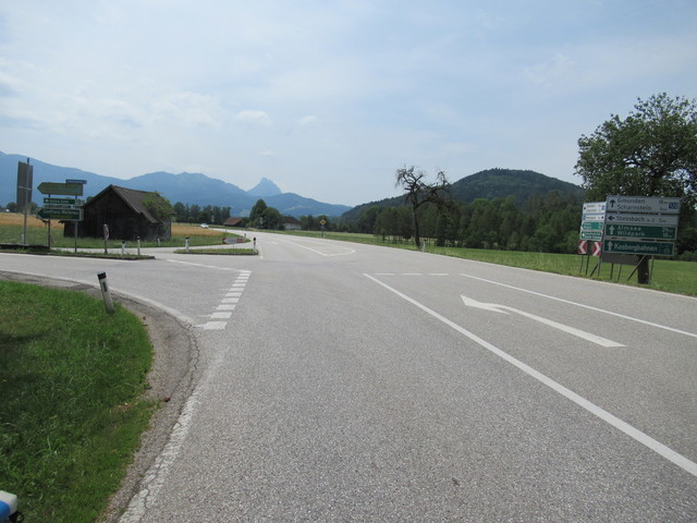 Bundesstraße Richtung Gmunden über St. Konrad