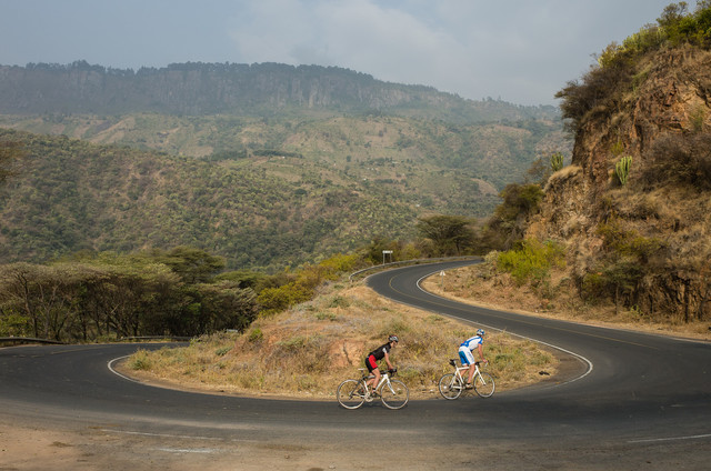 Uphill to Iten  Kenia.