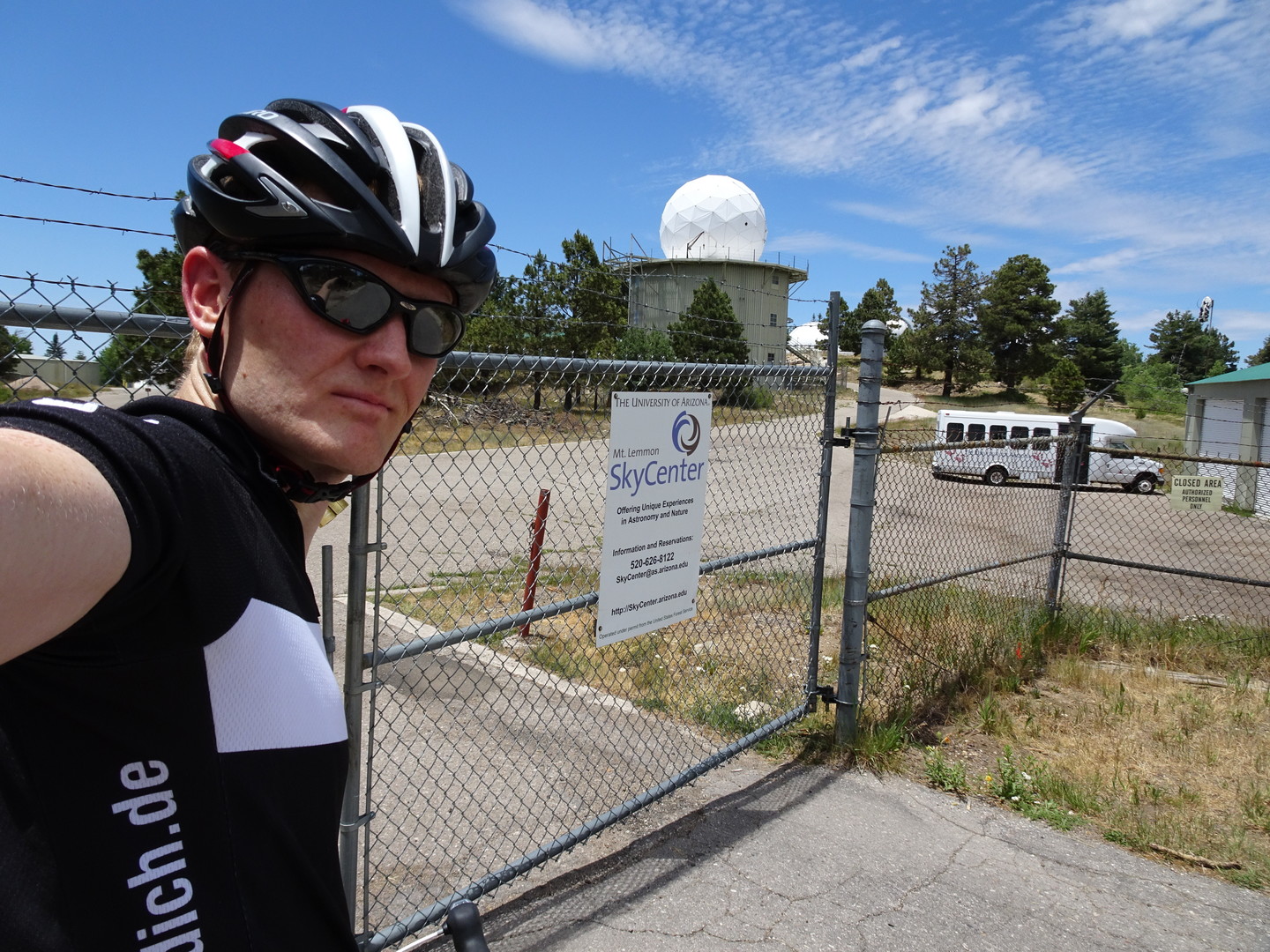 Ende am Observatorium und der Radarstation.