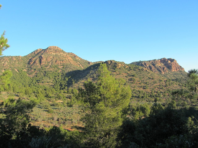 Von Albalat: Landschaft der Serra de Calderona.