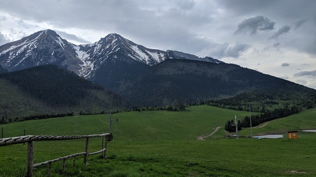 Westtatra, Zdiar-Strednica (nach dem Pass).