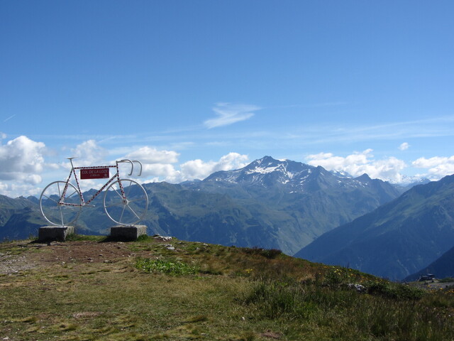Blick von oben auf die Berge der nördlichen Vanoise.