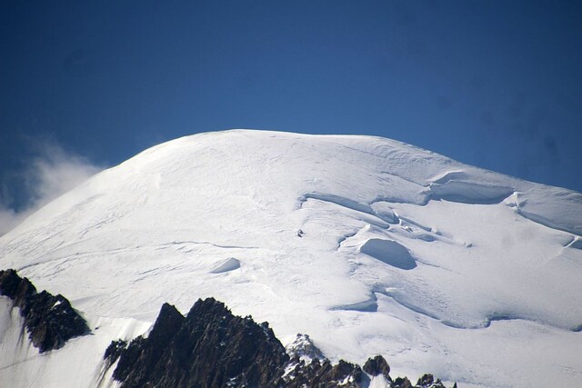 der höchste Gipfel der Alpen - 4810m