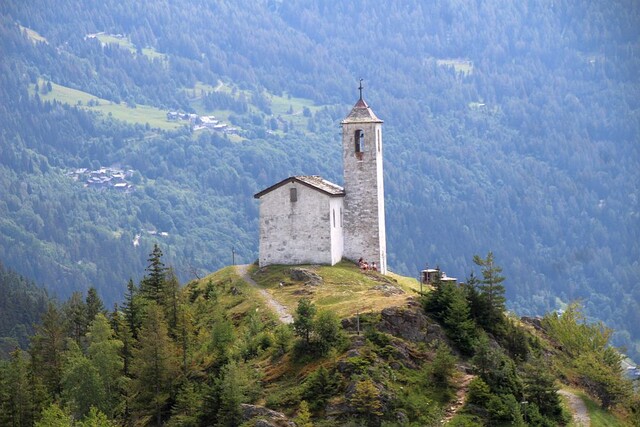 Kapelle beim Weiler Le Châtelard