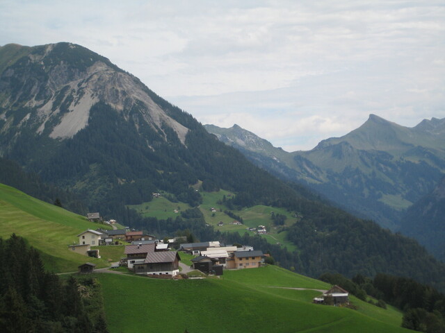 Blick auf Mittelberg