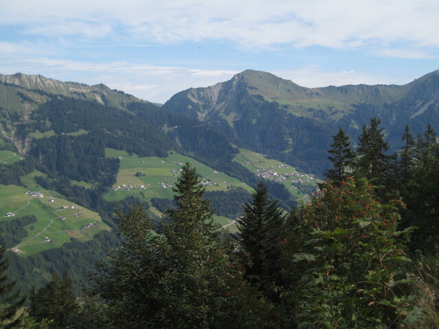 Blick über das Große Walsertal