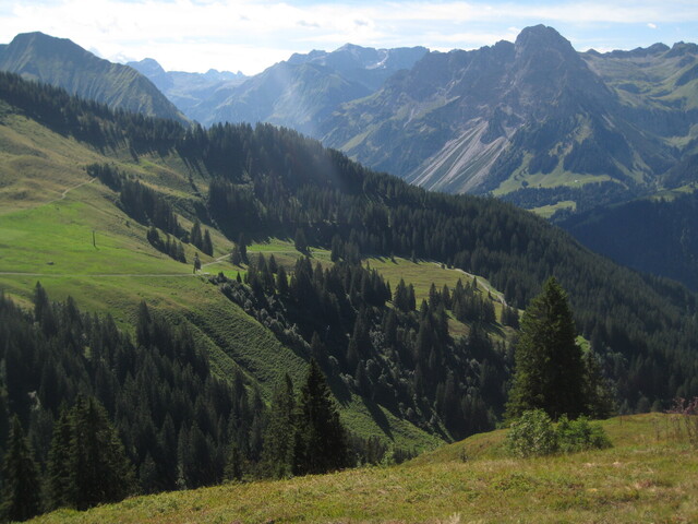 Hinterer Bregenzerwald mit Lechquellengebirge